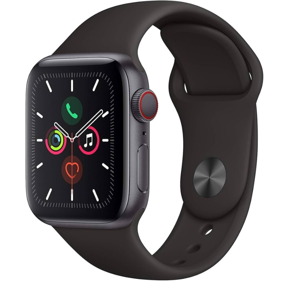 Apple Watch Series 5 (GPS + Cellular, 44mm) Black Sport Band‎ Used Unlocked